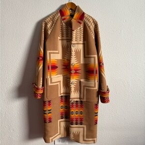WOMEN'S HARDING ARCHIVE BLANKET COAT